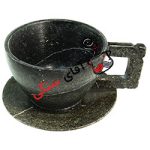 فنجان و نعلبکی سنگی