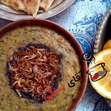 طرز تهیه آش سبزی شیراز
