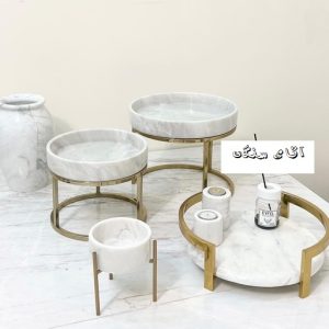 ظروف سنگی شامل میوه شیرینی خوری سنگی آجیل خوری سنگی و شکلات خوری سنگی (گلدان و اکسسوری ها قابل سفارش) | هدیه تولد | جهیزیه عروس | ظروف لوکس سنگی ظروف آقای سنگی
