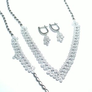 ست نقره زنانه | ست نقره 925 عیار | انگشتر نقره | گردنبد نقره | گوشواره نقره | سرویس نقره | جواهری خانوم سنگی