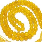 قیمت و خرید تسبیح سنگی عقیق زرد شرف الشمس 100دانه سایز 8 - Image 3