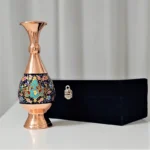 قیمت و خرید گلدان مسی و پرداز به ارتفاع 25سانت به همراه جعبه - Image 7