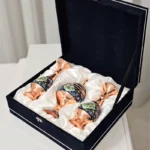قیمت و خرید ست گلدان 20 و شکلات خوری 23 مس و پرداز به همراه جعبه فانتزی - Image 5