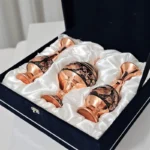 قیمت و خرید ست گلدان 20 و شکلات خوری 23 طرح الماس تراش به همراه جعبه فانتزی - Image 3