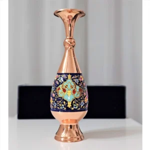 قیمت و خرید گلدان مس و پرداز (طلایی) ارتفاع 30 سانتی به همراه جعبه هدیه شخصی و سازمانی
