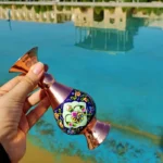 قیمت و خرید گلدان مسی و پرداز 16 سانتی طرح ترنج بسته دو عددی - Image 9