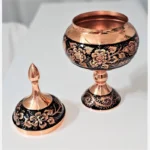 قیمت و خرید شکلات خوری مسی مدل الماس تراش ارتفاع 31 به همراه جعبه فانتزی - Image 2