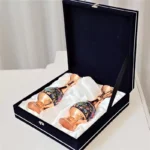 قیمت و خرید گلدان مسی مدل مس و پرداز 25سانت دوعددی به همراه جعبه فانتزی - Image 5