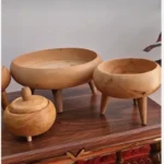 قیمت و خرید ست پذیرایی چوبی طرح سفینه ای - Image 2