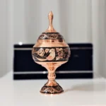 قیمت و خرید شکلات خوری مسی 23سانتی طرح الماس تراش به همراه جعبه فانتزی - Image 4