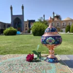 قیمت و خرید شکلات خوری پایه دار مس و پرداز ارتفاع 30 - Image 2