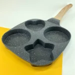 قیمت و خرید تابه پنکیک طرح قلب و ستاره 4 خانه وارداتی - Image 6