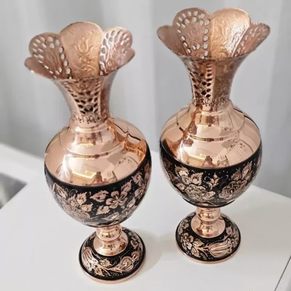 قیمت و خرید سنبلدان مسی الماس تراش مدل شبکه بری - Image 6