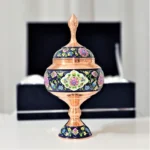 قیمت و خرید شکلات خوری مسی پایه دار مس و پرداز ارتفاع 27 به همراه جعبه فانتزی
