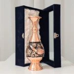 قیمت و خرید گلدان مسی مدل الماس تراش ارتفاع 25سانت به همراه جعبه فانتزی - Image 3