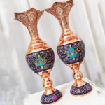 قیمت و خرید سنبل دان مس و پرداز و قلمزنی ارتفاع 48 مجموعه دوعددی - Image 7