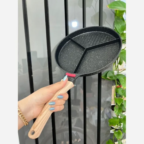 قیمت و خرید تابه 3 خانه گرانیتی درجه یک وارداتی اصل - Image 2