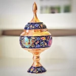 قیمت و خرید شکلات خوری مس و پرداز طلایی ارتفاع 23 - Image 4
