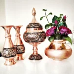 قیمت و خرید شکلات خوری مسی پایه دار مدل الماس تراش ارتفاع 23 - Image 6