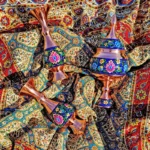 قیمت و خرید گلدان مسی و پرداز ارتفاع 16 سانتی بسته دو عددی - Image 6