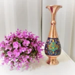 قیمت و خرید گلدان مسی و پرداز طلایی ارتفاع 30 - Image 4
