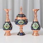 قیمت و خرید ست گلدان 20 و شکلات خوری 23 مس و پرداز به همراه جعبه فانتزی - Image 8