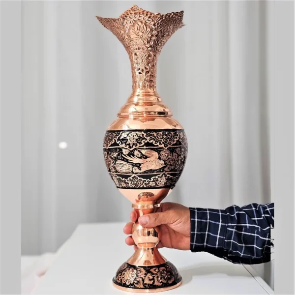 قیمت و خرید سنبل دان الماس تراش و قلمزنی ارتفاع 48 مجموعه دوعددی - Image 7