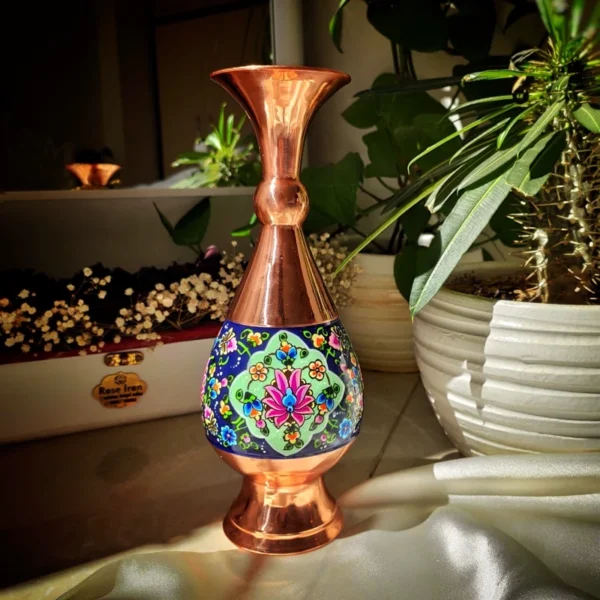 قیمت و خرید گلدان مسی و پرداز 25 سانتی - Image 5
