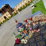 قیمت و خرید شکلات خوری مسی پایه دار مس و پرداز ارتفاع 23 سانتی - Image 7