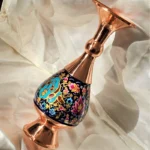 قیمت و خرید گلدان مسی و پرداز 20 سانتی دو عددی مدل پرداز طلایی به همراه جعبه فانتزی - Image 5