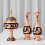 قیمت و خرید ست گلدان 20 و شکلات خوری 23 طرح الماس تراش به همراه جعبه فانتزی - Image 5