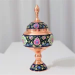 قیمت و خرید شکلات خوری مسی پایه دار مس و پرداز ارتفاع 27 به همراه جعبه فانتزی - Image 7
