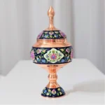 قیمت و خرید شکلات خوری پایه دار مس و پرداز ارتفاع 27