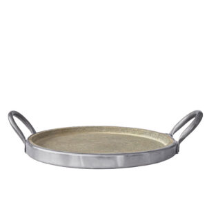 قیمت و خرید ماهیتابه و گریل سنگی با دسته استیل سوپر رویال صادراتی