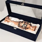 قیمت و خرید گلدان مسی مدل الماس تراش ارتفاع 30سانتی به همراه جعبه فانتزی - Image 5