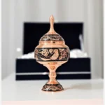 قیمت و خرید شکلات خوری مسی 23سانتی طرح الماس تراش به همراه جعبه فانتزی
