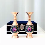 قیمت و خرید گلدان مسی و پرداز 16سانتی مجموعه دو عددی به همراه جعبه فانتزی - Image 4