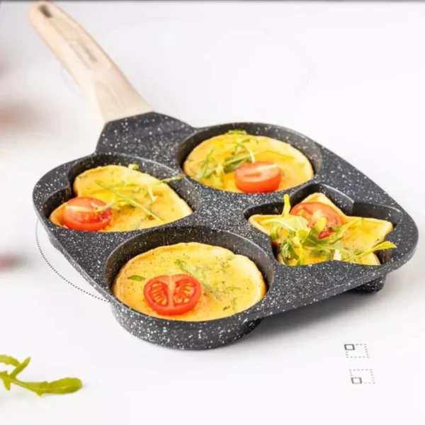 قیمت و خرید تابه پنکیک طرح قلب و ستاره 4 قسمتی وارداتی - Image 3