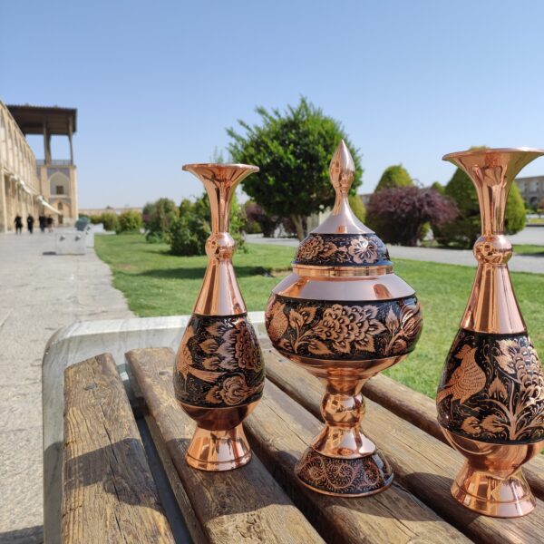 قیمت و خرید شکلات خوری مسی مدل الماس تراش ارتفاع 30 - Image 2