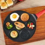 قیمت و خرید تابه گریل دایره 7 خونه Baby heart grill pan وارداتی اصل - Image 7
