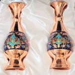 قیمت و خرید گلدان مسی مدل مس و پرداز 25سانت دوعددی به همراه جعبه فانتزی - Image 4