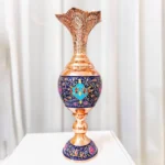 قیمت و خرید سنبل دان مس و پرداز و قلمزنی ارتفاع 48 مجموعه دوعددی - Image 9