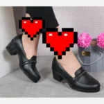 قیمت و خرید کفش کالج زنانه پاشنه دار مدل نگینی