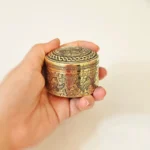 قیمت و خرید جعبه جواهرات قلمزنی برنجی سایز 3