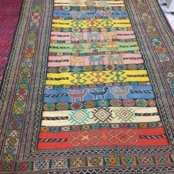 قیمت و خرید گلیم دستباف در ابعاد قالیچه - Image 7
