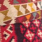 قیمت و خرید گلیم دستباف دو رو قشقایی رنگ گیاهی و پشم دستریس شسته شده و سرویس شده - Image 3